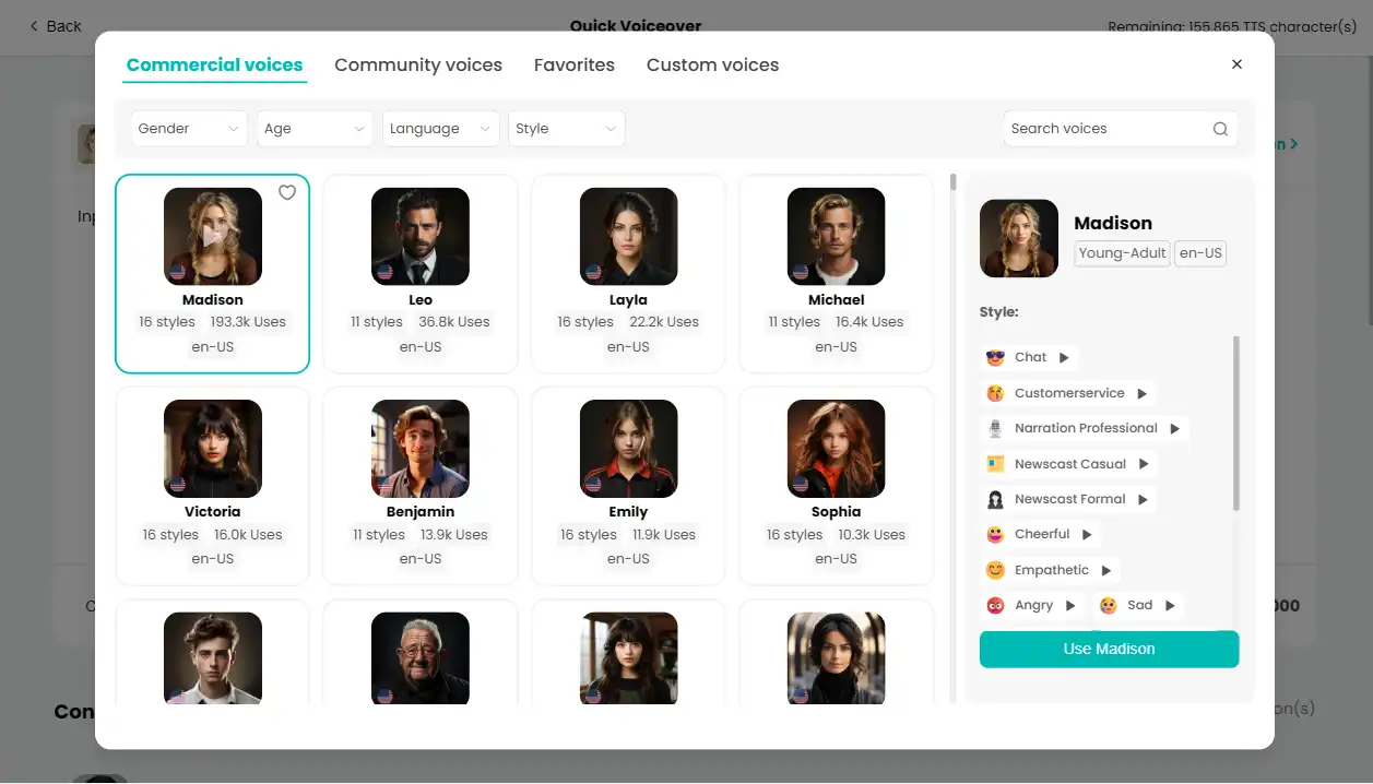browse voice models