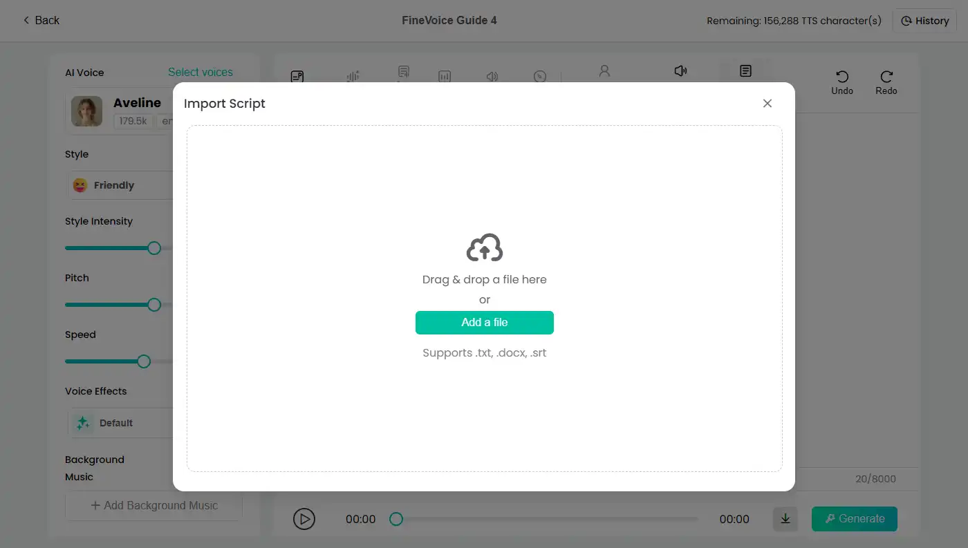 import script